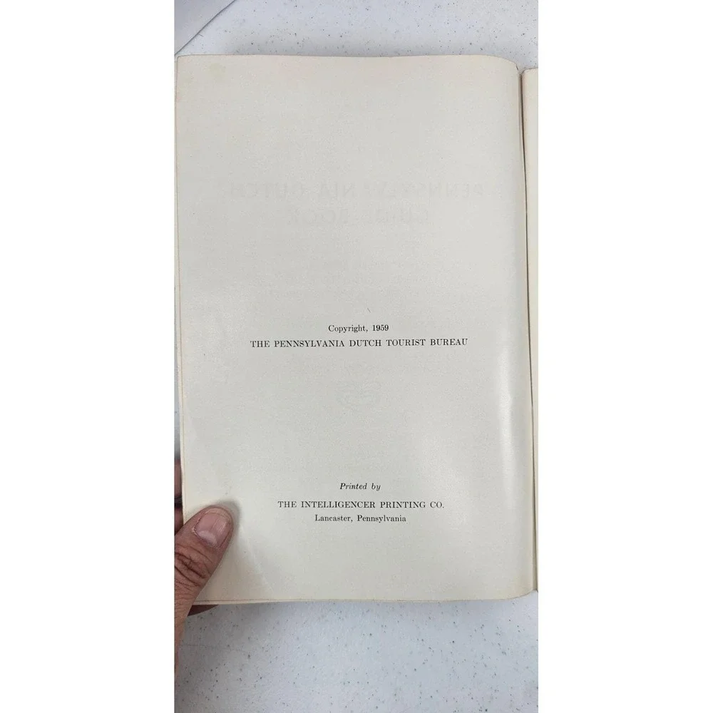 1959 Pennsylvania Dutch Guide‎ Book Amish Lancaster PA Travel Vintage